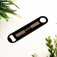 Zuri Stainless Steel Bar Blade, Buffalo Design- Matte Black