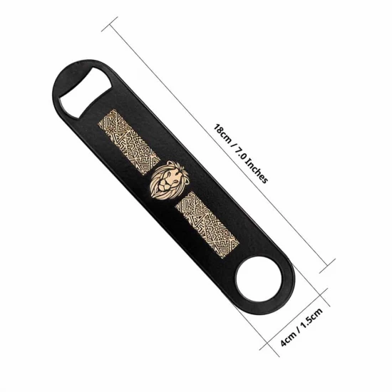 Zuri Stainless Steel Bar Blade, Lion Design- Matte Black, BBLNB Shop quality Zuri Stainless Steel Bar Blade, Lion Design- Matte Black in Kenya from vituzote.com Shop in-store or online and get countrywide delivery!