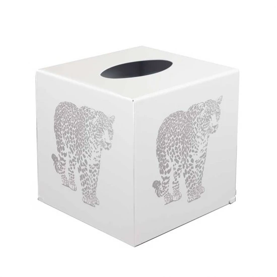 Zuri Leopard Design Tissue Box Cover, White, TBCLPW Shop quality Zuri Leopard Design Tissue Box Cover, White in Kenya from vituzote.com Shop in-store or online and get countrywide delivery!