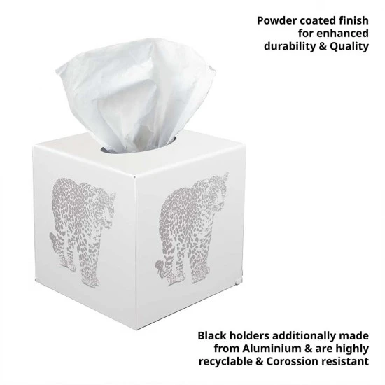 Zuri Leopard Design Tissue Box Cover, White, TBCLPW Shop quality Zuri Leopard Design Tissue Box Cover, White in Kenya from vituzote.com Shop in-store or online and get countrywide delivery!