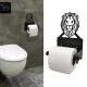Shop quality Zuri Lion Wall Toilet Roll Holder-Black  Made in Kenya in Kenya from vituzote.com Shop in-store or online and get countrywide delivery!