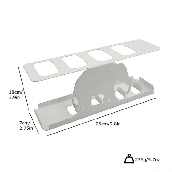 Zuri Elephant Remote Control Holder, White - Made In Kenya Shop quality Zuri Elephant Remote Control Holder, White - Made In Kenya in Kenya from vituzote.com Shop in-store or online and get countrywide delivery!
