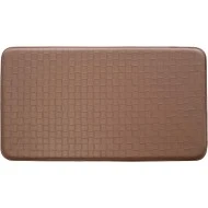 Kittrich Dual-Foam Anti-Fatigue Kitchen Mat, Extra Thick Cushioned Comfort Mat, 20" x 36", Brown