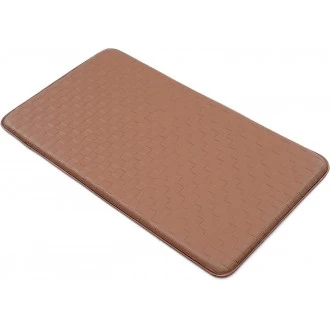 Kittrich Dual-Foam Anti-Fatigue Kitchen Mat, Extra Thick Cushioned Comfort Mat, 20" x 36", Brown
