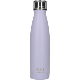 Built Double Walled Stainless Steel Water Bottle Lavender, 500ml 
