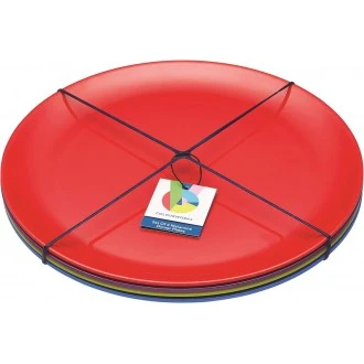 Colourworks Set of 4 Melamine Dinner Plates, 28 cm