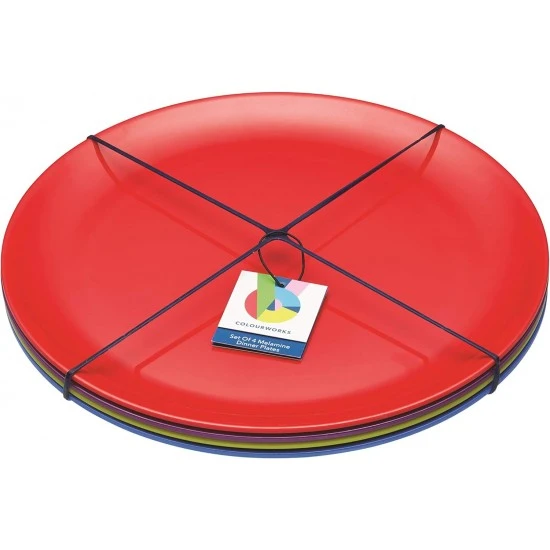 Shop quality Colourworks Set of 4 Melamine Dinner Plates, 28 cm in Kenya from vituzote.com Shop in-store or online and get countrywide delivery!