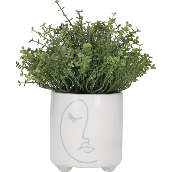 KitchenCraft Mini Ceramic Planter with Abstract Face Design, KCAFPLANTER Shop quality KitchenCraft Mini Ceramic Planter with Abstract Face Design in Kenya from vituzote.com Shop in-store or online and get countrywide delivery!
