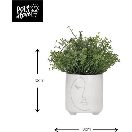 KitchenCraft Mini Ceramic Planter with Abstract Face Design, KCAFPLANTER Shop quality KitchenCraft Mini Ceramic Planter with Abstract Face Design in Kenya from vituzote.com Shop in-store or online and get countrywide delivery!