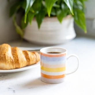 Kitchen Craft Espresso Mug Soleada Stripe Design