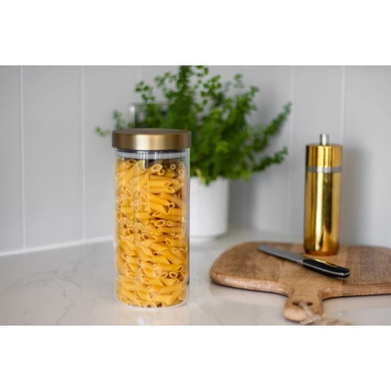 MasterClass Airtight Large Glass Food Storage Jar with Brass Lid, 1.5 litre (2¾ pint) capacity, MCCANLRGCOP Shop quality MasterClass Airtight Large Glass Food Storage Jar with Brass Lid, 1.5 litre (2¾ pint) capacity in Kenya from vituzote.com Shop in-store or online and get countrywide delivery!