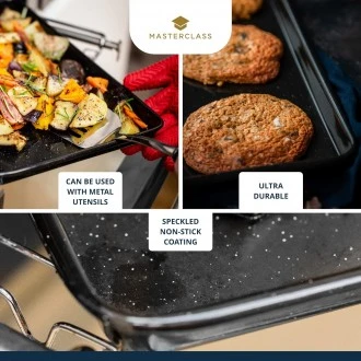 Master Class Vitreous Enamel Baking Tray, 24 x 18 cm