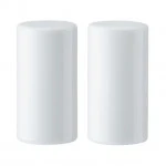 Mikasa Chalk Porcelain Salt and Pepper Shakers, 8cm, White