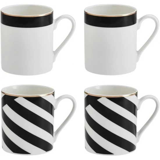 Shop quality Mikasa Luxe Deco 4-Piece Fine China Mug Set, 380ml, Gift Boxed in Kenya from vituzote.com Shop in-store or online and get countrywide delivery!
