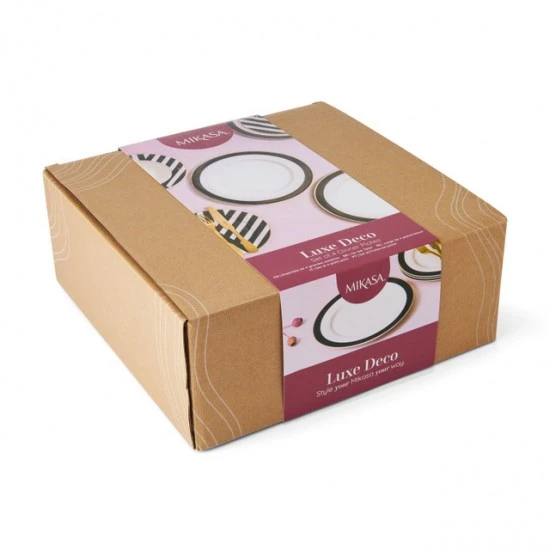 Shop quality Mikasa Luxe Deco 4-Piece Fine China Dinner Plate Set of 4, 27.5cm, Gift Boxed in Kenya from vituzote.com Shop in-store or online and get countrywide delivery!