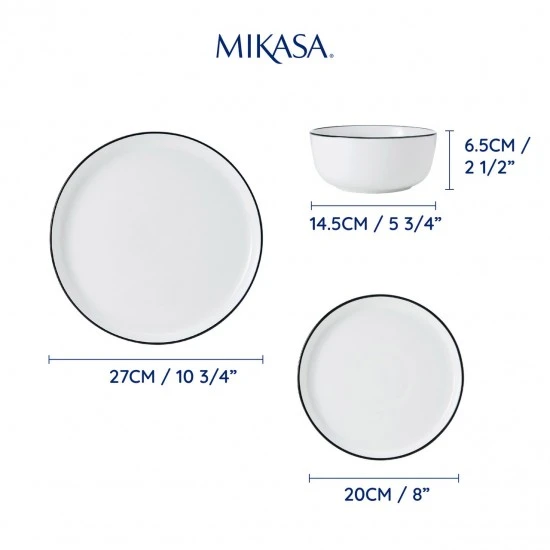 Shop quality Mikasa Limestone Porcelain 12 Piece Dinner Set, White in Kenya from vituzote.com Shop in-store or online and get countrywide delivery!