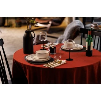 Mikasa Limestone Porcelain 12 Piece Dinner Set, White