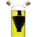 World of Flavours Italian 2 in 1 Oil & Vinegar Cruet Bottle (Outer Bottle 300 ml, Inner Bottle 50 ml)
