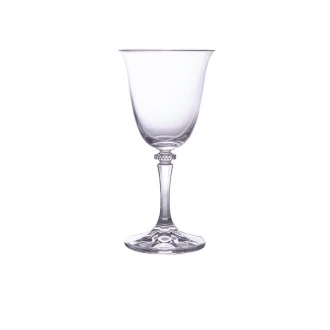 Crystal Bohemia Branta Wine Glass, 250ml / 25cl/ 8.8oz