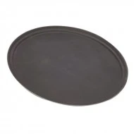 Neville Genware 31" Extra-Large Gengrip Fibreglass Oval Tray, Black ( 31 inches) 78 cm