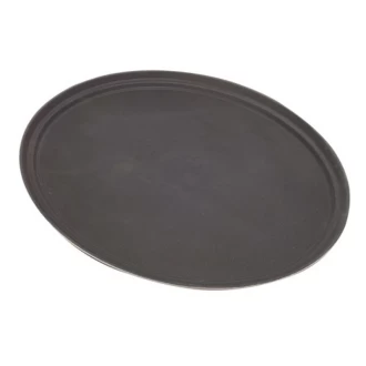 Neville Genware 31" Gengrip Fibreglass Oval Tray, Black ( 31 inches)