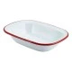Shop quality Neville Genware Enamel Rectangular Pie Dish White with Red Rim,16cm, 240ml in Kenya from vituzote.com Shop in-store or online and get countrywide delivery!