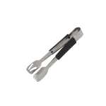 Neville Genware Plastic Handle Buffet Tongs Black, 24cm 