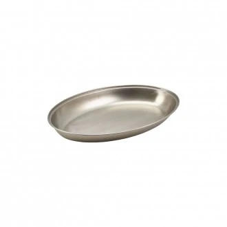 Neville GenWare Stainless Steel Cover For Oval Vegetable Dish, 35cm/ 14"