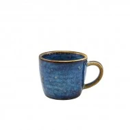 Neville Genware Terra Porcelain Aqua Blue Espresso Cup, 90ml /  9cl/3oz