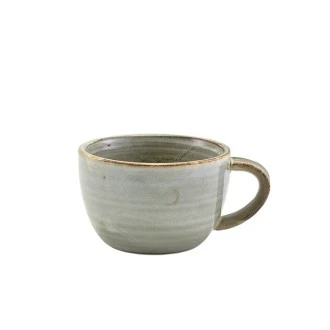 Neville Genware Terra Porcelain Grey Coffee Cup , 22cl/7.75oz