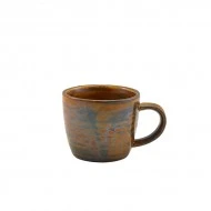 Neville Genware Terra Porcelain Rustic Copper Espresso Cup, 90ml /  9cl/3oz