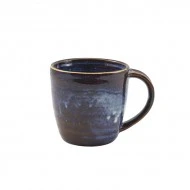 Neville Genware Terra Porcelain Aqua Blue Mug, 300ml /30cl/10.5oz