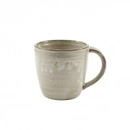 Neville Genware Terra Porcelain Grey Mug, 300ml / 30cl/10.5oz