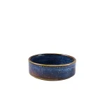 Neville Genware Terra Porcelain Aqua Blue Presentation Bowl 13cm