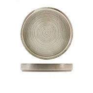 Neville Genware Terra Porcelain Grey Presentation Plate, 20.5 cm 