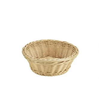 Neville Genware Round Polywicker Basket 8.3" Dia X 3.1" Deep