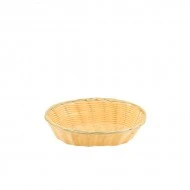Neville Genware Oval Polywicker Basket, 6"Dia X 2.8" Deep