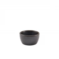 Neville Genware Terra Porcelain Black Ramekin 70ml/ 7cl/2.5oz 