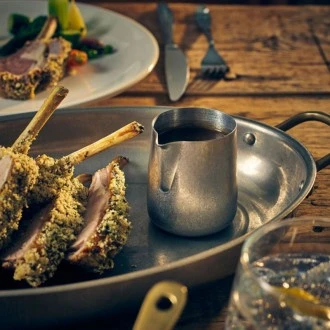 Neville GenWare Vintage Steel Jug, 150 ml