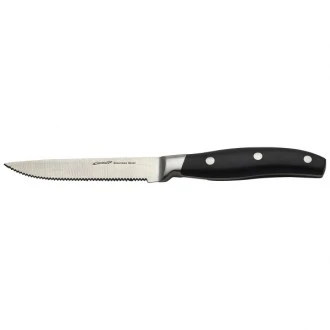 Neville Genware Premium Black Handle Steak Knife 22.5cm (L) 