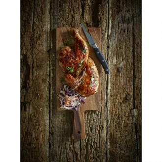 Neville Genware Premium Black Handle Steak Knife 22.5cm (L) 