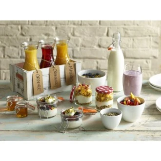 Neville Genware Glass Swing Bottle 1Litre / 35oz