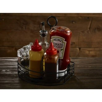 Neville Genware Black Wire Table Caddy 8.5 x 6 x 9 (H) 