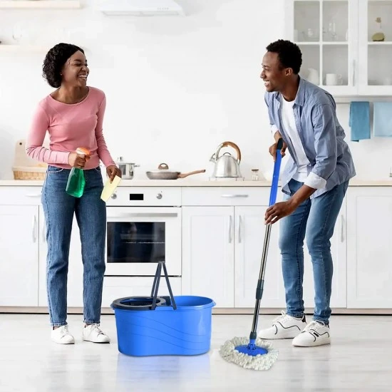 Shop quality Panda 360 degrees Super Spin Mop with Built in Tap Drain - Grey or Blue in Kenya from vituzote.com Shop in-store or online and get countrywide delivery!