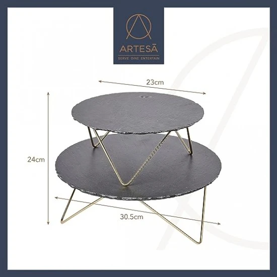 Artesa 2 Tier Slate Serving Platter, ART2TSLATE Shop quality Artesa 2 Tier Slate Serving Platter in Kenya from vituzote.com Shop in-store or online and get countrywide delivery!