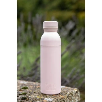 BUILT Planet Bottle, Eco Friendly Recycled Water Bottle, Leakproof, Reusable and BPA Free, Pink, 500ml