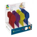 Colourworks Silicone Mini Spoon Spatula, 20cm - Assorted Colours