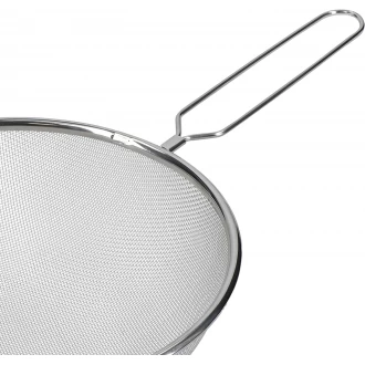 Kitchen Craft Tin-Coated Large Metal Sieve, 20 cm (8")