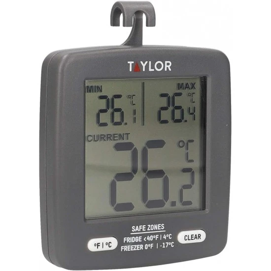 Taylor Pro Freezer Thermometer, Energy Saving, Current-Min-Max Temperature Display, -4°F to -140°F Range, TYPTHDIGFF Shop quality Taylor Pro Freezer Thermometer, Energy Saving, Current-Min-Max Temperature Display, -4°F to -140°F Range in Kenya from vituzote.com Shop in-store or online and get countrywide delivery!