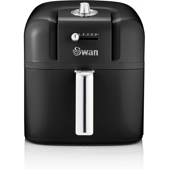 Swan Retro Air Fryer, Black, Low Fat Healthy Frying, 80 Less Fat, Rapid Air Circulation, 6 Litres, SD10510BN Shop quality Swan Retro Air Fryer, Black, Low Fat Healthy Frying, 80 Less Fat, Rapid Air Circulation, 6 Litres in Kenya from vituzote.com Shop in-store or online and get countrywide delivery!